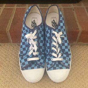 Vans Blue Checkerboard Shoes